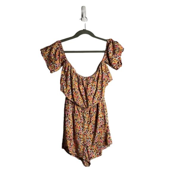 Roxy Women's Another Day Print Floral Romper - Picture 2 of 11